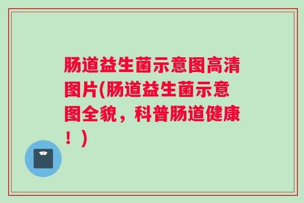 肠道益生菌示意图高清图片(肠道益生菌示意图全貌，科普肠道健康！)