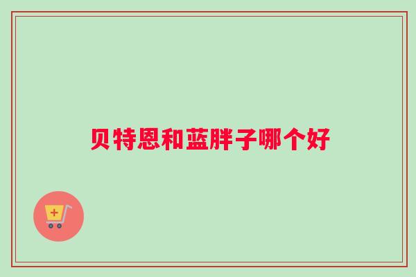 贝特恩和蓝胖子哪个好