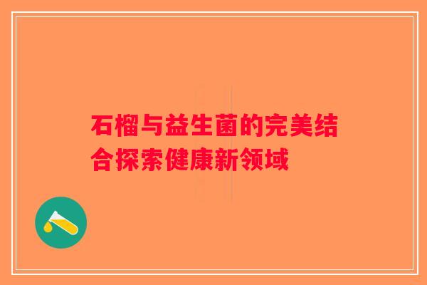 石榴与益生菌的完美结合探索健康新领域