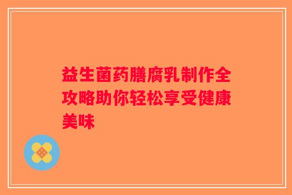 益生菌药膳腐乳制作全攻略助你轻松享受健康美味